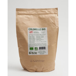 chlorelle bio qualité crue poudre