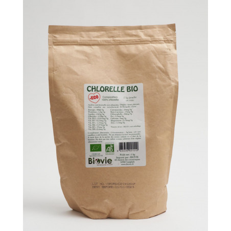 chlorella organic quality raw powder