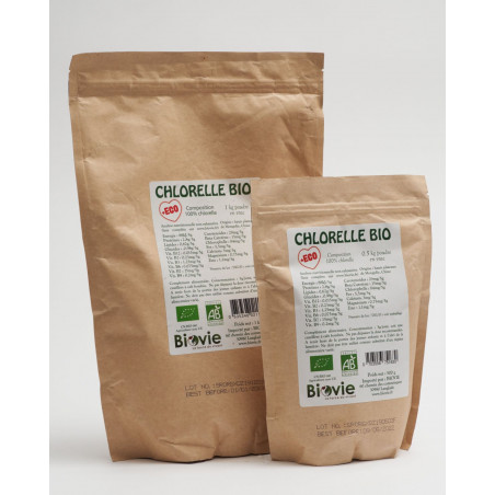 chlorella organic quality raw powder