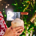 Machette à cocos (Inox + Bois)