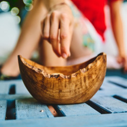 Irregular Bowl Natural Olive Wood Irregular Bowl Natural Olive Wood