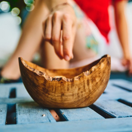 Irregular Bowl Natural Olive Wood Irregular Bowl Natural Olive Wood