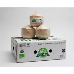 doos met verse kokosnoten cocoboys jong water biovie doos met verse kokosnoten cocoboys jong water biovie