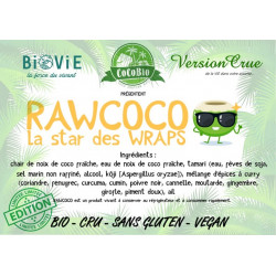 rawcoco wrap cru coco curry tortilla sans gluten rawcoco wrap cru coco curry tortilla sans gluten