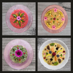 food art smoothie bowl rousseau fleur