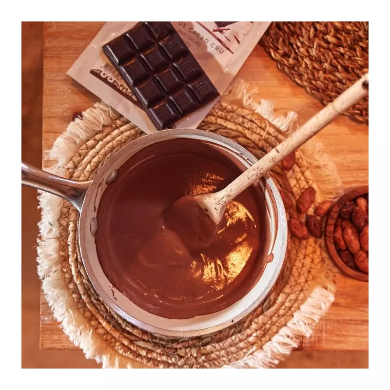 RRRAW cacao cru brut 100% chocolat dessert