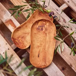 assiette en bois artisanale olivier assiette en bois artisanale olivier