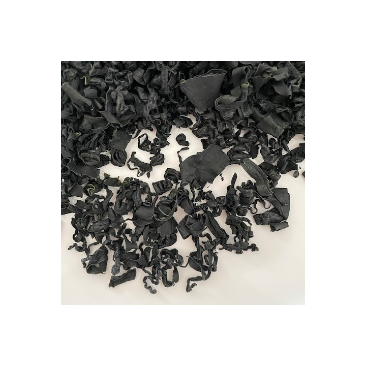 wakame disidratato biologico a bassa temperatura pezzi grossi