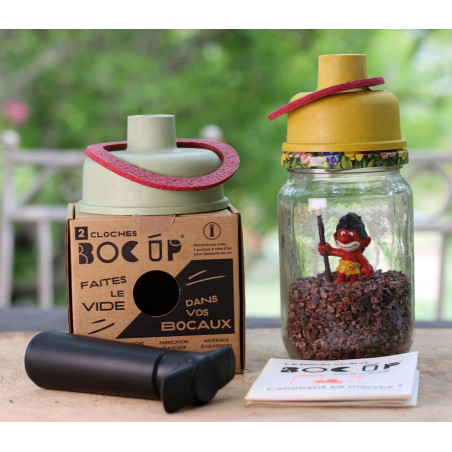 Bocup kit complet faire le vide pompe et cloches écologique local et français