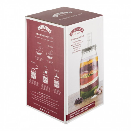 carton jarre de fermentation en verre 3L Kilner faire sa lacto maison carton jarre de fermentation en verre 3L Kilner faire sa lacto maison