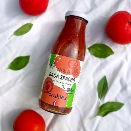 soupe froide de tomates lactofermentée cruckles gaspacho 50cl soupe froide de tomates lactofermentée cruckles gaspacho 50cl
