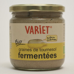 pot de pate de graines de tournesol fermentée biovie oléagineux fermenté