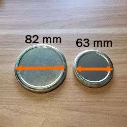Metal lid for jars (82mm) Metal lid for jars (82mm)