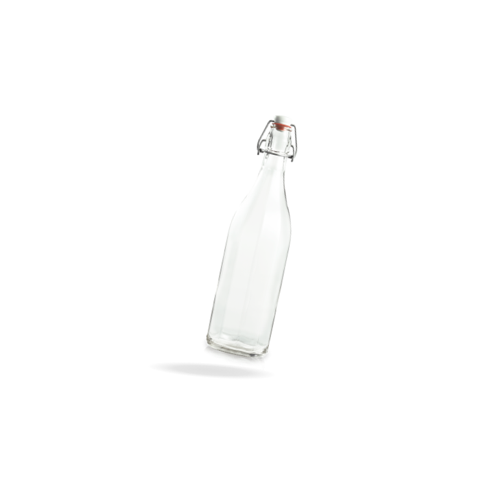 botella de vidrio kit kéfir casero orisae
