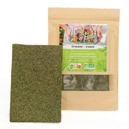wrap cru déshydraté légumes wraps épinards wrap cru déshydraté légumes wraps épinards