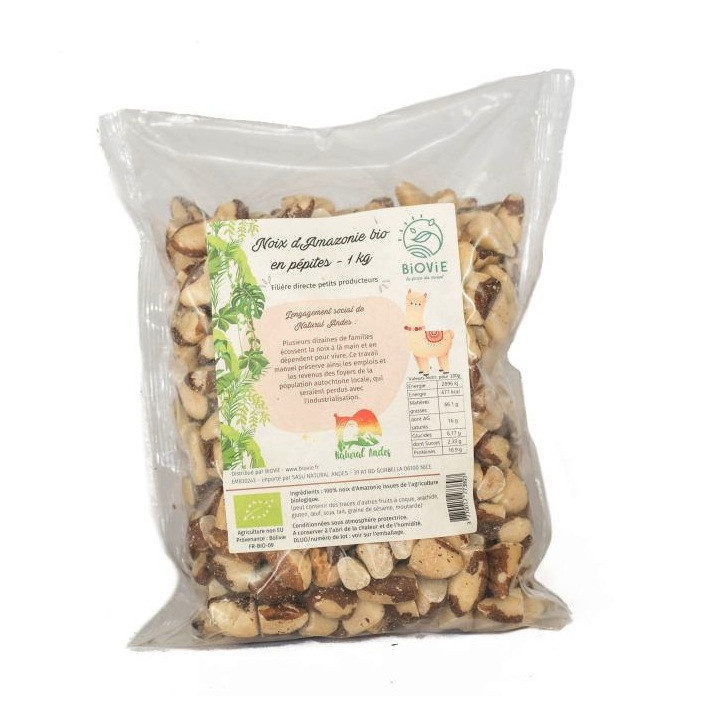 noci del Brasile Natural'andes filiera piccolo produttore sacco 1kg