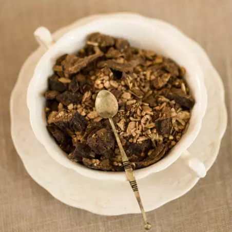 Müsli Kakao Erdmandel Hanf glutenfrei und ohne Zuckerzusatz bio Müsli Kakao Erdmandel Hanf glutenfrei und ohne Zuckerzusatz bio