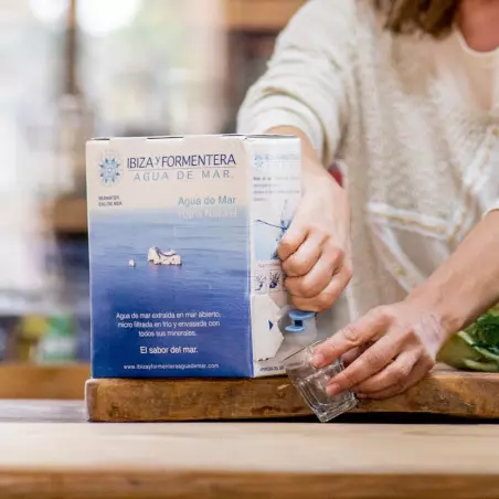 3L Microfiltered seawater