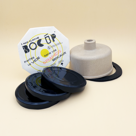 Maxi bocup avec couvercles et joints, invention made in france Maxi bocup avec couvercles et joints, invention made in france
