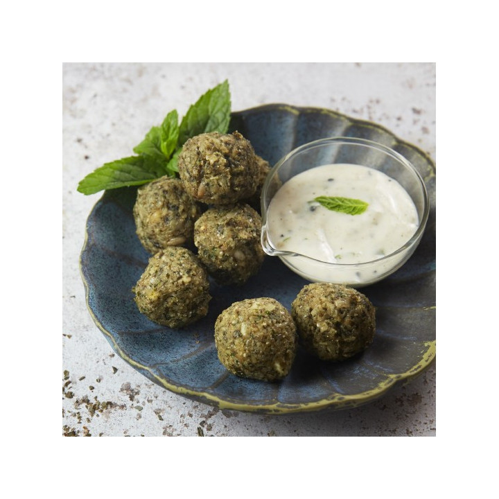 foto falafel tratta dal libro "alghe nella vita quotidiana"