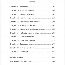 sommaire du livre Au dessus des nuages il y a toujours le soleil - Irène Grosjean