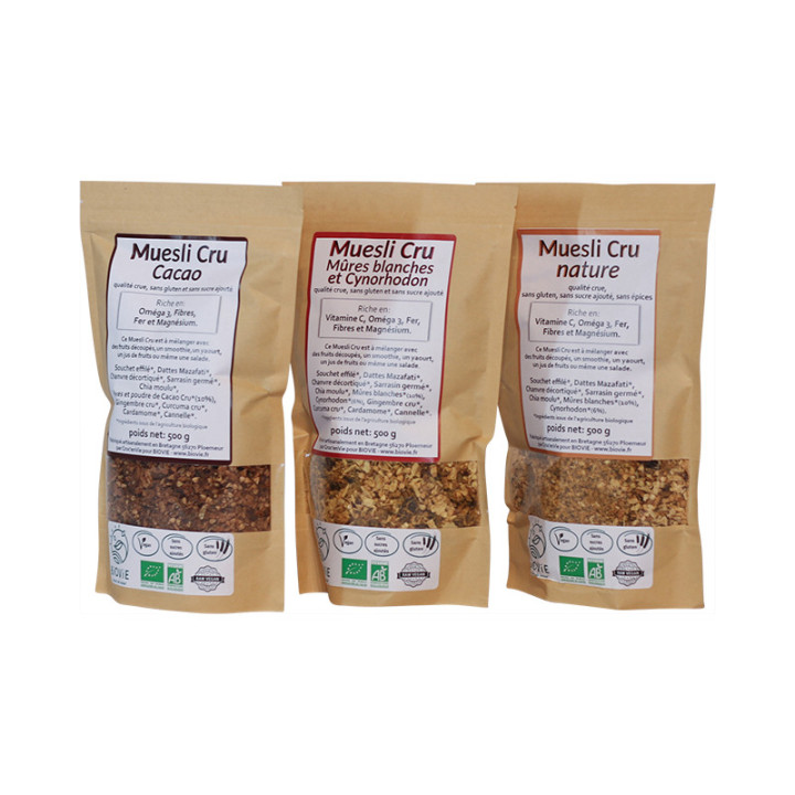 Musli Surowe Naturalne (Konopie + Gryka Bio)