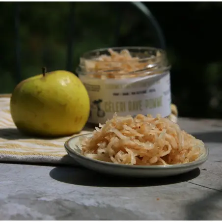 Bio Lacto-fermentierter Sellerieknolle und Apfel
