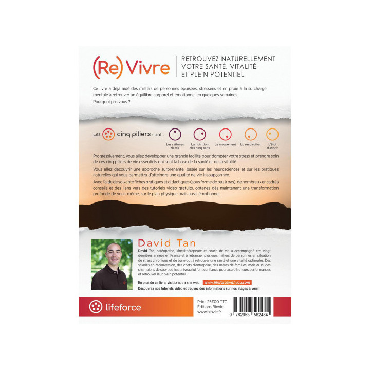 Boek (Re)Vivre - Retrouvez naturellement votre santé, vitalité et plein potentiel