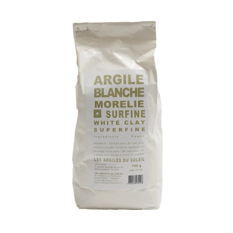 Paquet Argile Non Chauffée Morélie Blanche