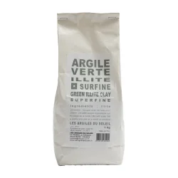 Paquet Argile Non Chauffée Illite Verte Paquet Argile Non Chauffée Illite Verte