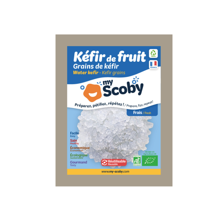 Fresh Fruit Kefir Grains
