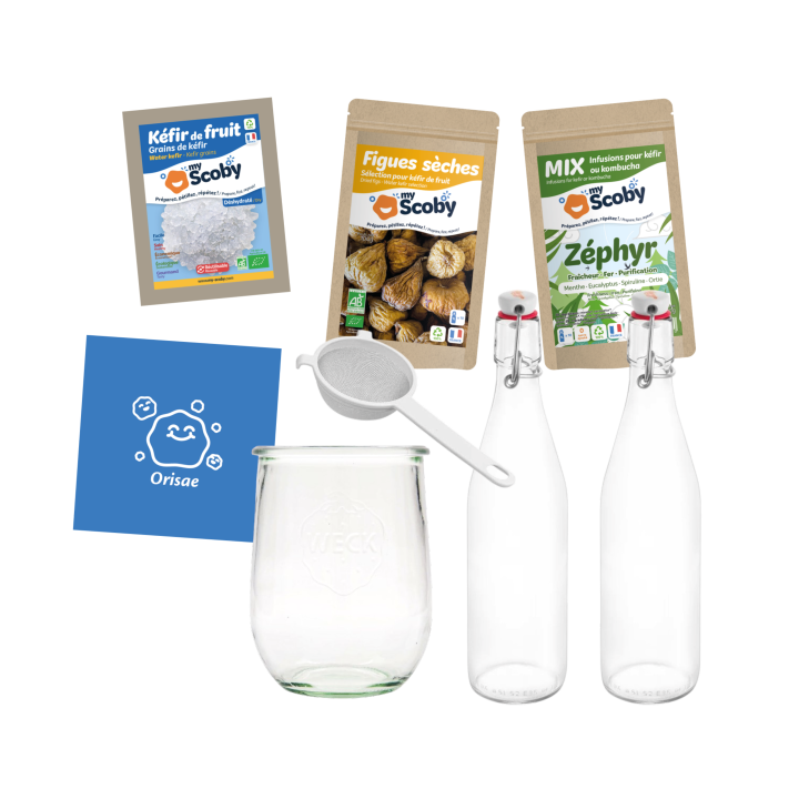 Volledig pakket BIO fruitkefir