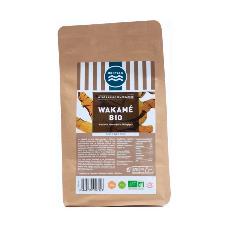 Biologische Gedroogde Wakame Zeewier (150 g)