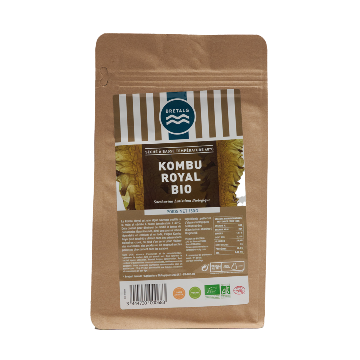 Organic Dried Kombu Seaweed (150 g)