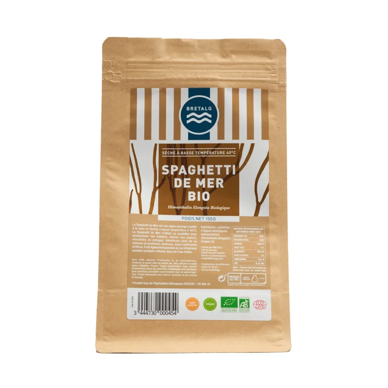 Bio-getrocknete Meerspaghetti (150 g)