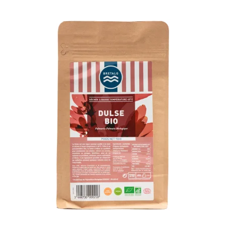 Algue dulse bio Séchée Basse Température avec emballage Algue dulse bio Séchée Basse Température avec emballage