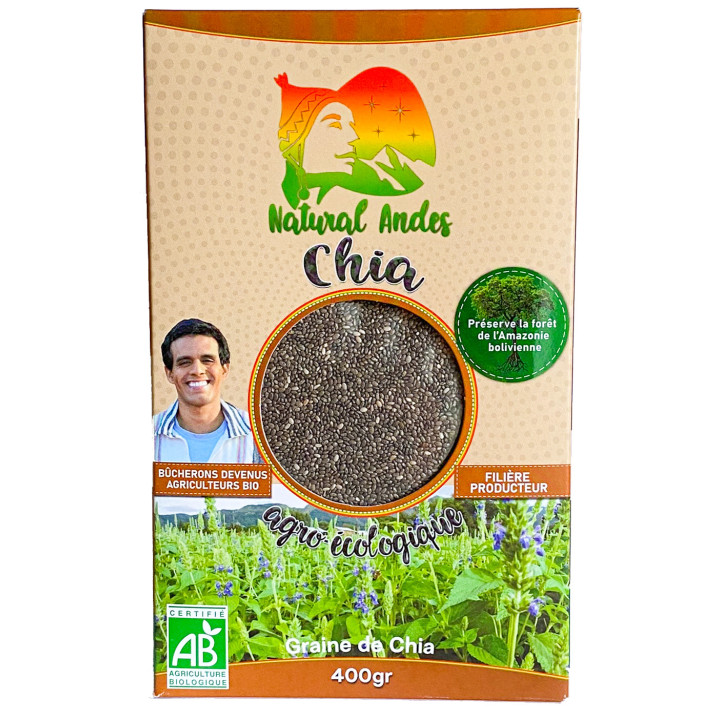 Semillas de Chía Orgánicas - 400 g