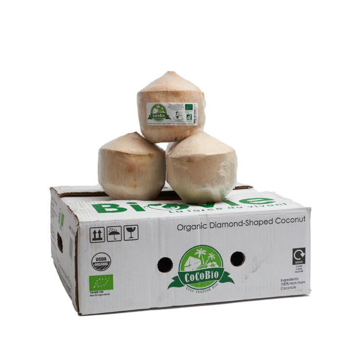 Organic Thai Coconuts | Pallet of cartons