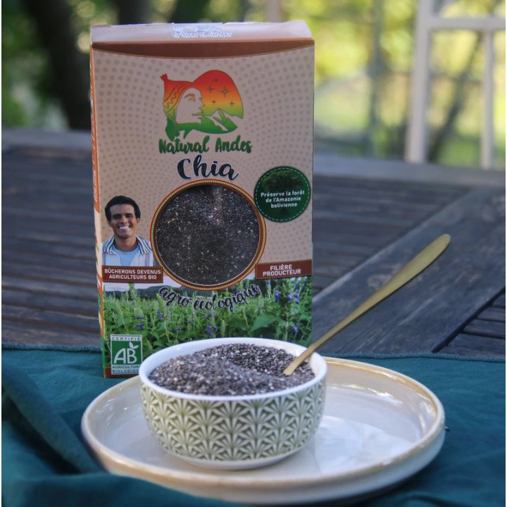 Biologische & eerlijke chiazaden 400 g – omega-3 | Biovie