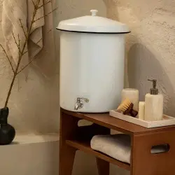 Filtro Ecofiltro 5L bianco: Purificatore d'acqua in argilla Filtro Ecofiltro 5L bianco: Purificatore d'acqua in argilla