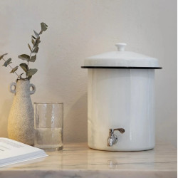Ecofiltro 5L weiß: Wasserreiniger aus Ton