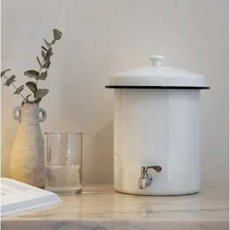 Filtro Ecofiltro 5L bianco: Purificatore d'acqua in argilla Filtro Ecofiltro 5L bianco: Purificatore d'acqua in argilla