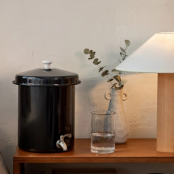 Ecofiltro 5L Schwarz: Wasserreiniger aus Ton