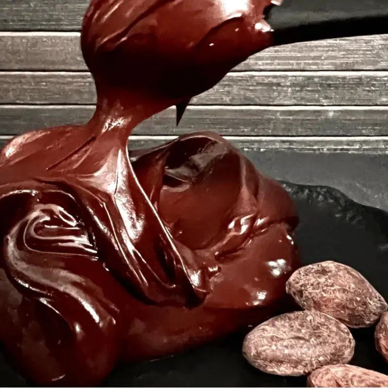 Ganache au chocolat crue