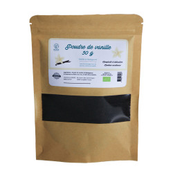 Biologische Bourbon vanillepoeder uit Madagaskar 30 g | Biovie