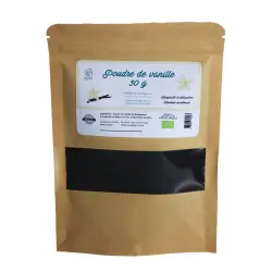 Biologische Bourbon vanillepoeder uit Madagaskar 30 g | Biovie