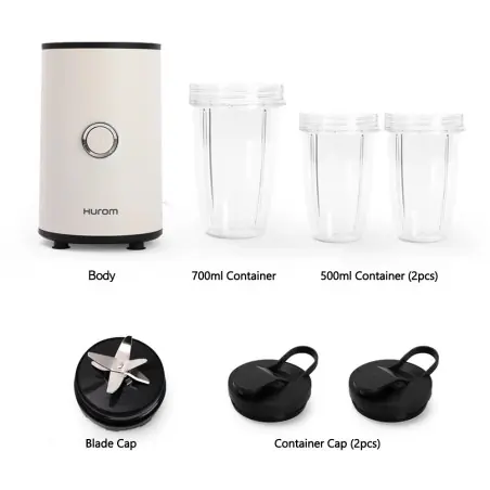 Tigela de 500ml para Liquidificador Hurom Power – Acessório Oficial Sem BPA Tigela de 500ml para Liquidificador Hurom Power – Acessório Oficial Sem BPA