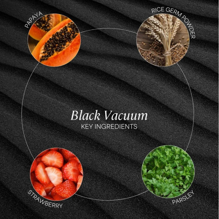 BLACK VACUUM INGREDIENTS