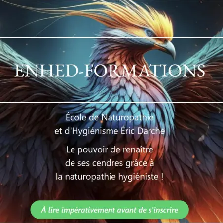 Formação em naturopatia higienista 18 meses Eric Darche