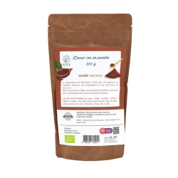 Pó de cacau cru orgânico (variedade Nacional)